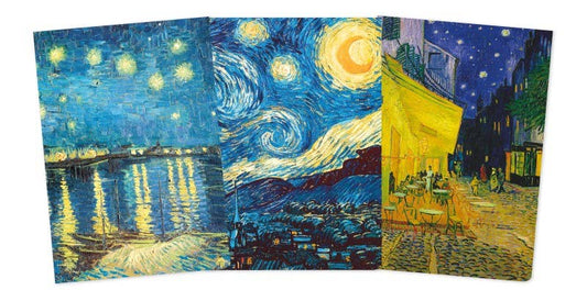 Vincent Van Gogh Set of 3 Midi Notebooks
